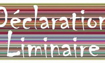declaration liminaire ccpu
