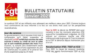 Syndicat AIA Clermont Ferrand : Bulletin Statutaire