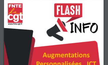 Flash info - Augmentations Personnalisées ICT