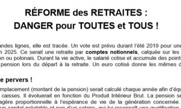 REFORME DES RETRAITES