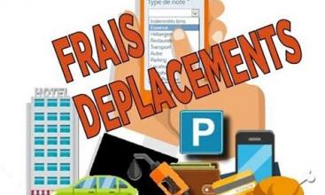 frais de déplacement