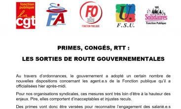 communiqué unitaire 