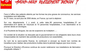 EURENCO COVID