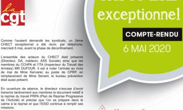 Syndicat Arsenal de Brest compte rendu CHSCT ESID du 6 mai 2020