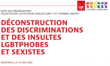 DÉCONSTRUCTION DES DISCRIMINATIONS ET DES INSULTES LGBTPHOBES ET SEXISTES 