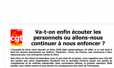 Va-t-on enfin écouter les personnels ou allons-nous continuer à nous enfoncer ?