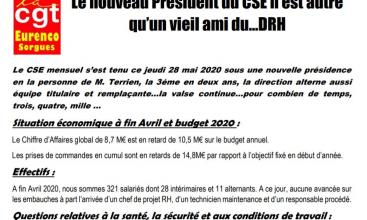 Eurenco Sorgues Le nouveau Président du CSE n’est autre qu’un vieil ami du…DRH