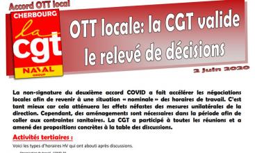Naval group Cherbourg : OTT locale la CGT valide le relevé de décisions