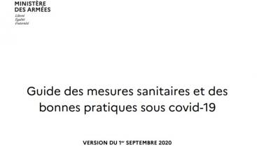 Guide des mesures sanitaires et des bonnes pratiques sous covid-19 MINARM VERSION DU 01/09/2020 