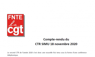 Compte-rendu du CTR SIMu du 18 novembre 2018