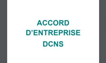 DCNS - Accord d'entreprise du 11 avril 2017