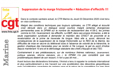 Comité Technique de Réseau Marine CR ET DL du 3 décembre 2020