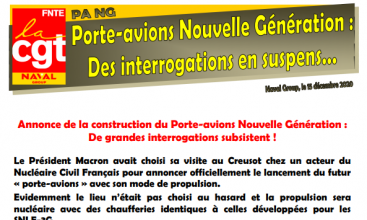 Naval Group  - Porte avions Nouvelle Génération : Des interrogations en suspens...