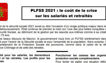 Expression UFR FNTE : PLFSS 2021 : le coût de la crise sur les salariés et retraités