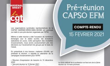 Syndicat Arsenal de Brest Compte-rendu pré-réunion CAPSO du 15 février 2021