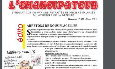 Syndicat retraités du Var - Journal l'Emancipateur Mars 2021