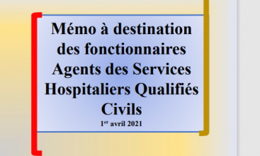 Triptyque des Agents des Services Hospitaliers Qualifiés Civils 2021