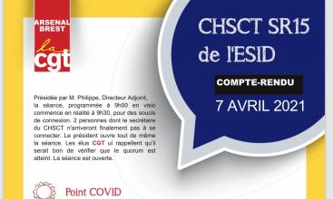Syndicat Arsenal de Brest - Compte-rendu CHSCT SR15 du 07 avril 2021