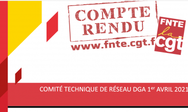 CTR DGA du 1er avril 2021 Déclaration liminaire et compte-rendu