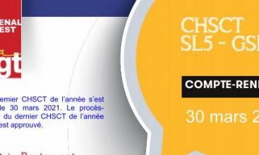 Syndicat Arsenal de Brest : Compte-rendu CHSCT SL5  GSBDD du 30 mars 2021