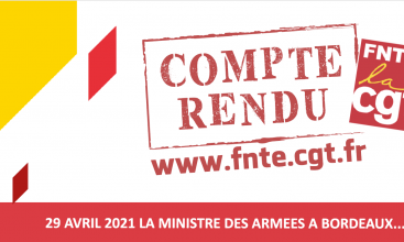 Compte-rendu de la visite de la Ministre des Armées à Bordeaux le 29 avril 2021.
