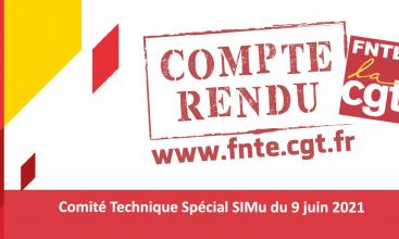 Comité Technique Spécial SIMu du 9 juin 2021 - Déclaration Liminaire et Compte-rendu.