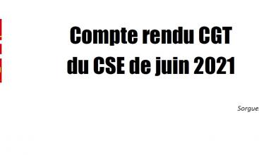 EURENCO Sorgues Compte rendu CSE de juin 2021