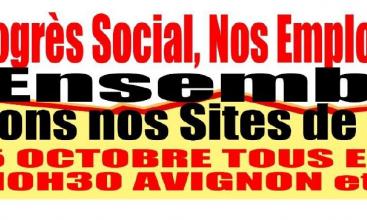 Tract EURENCO - Pour le Progrès Social, Nos Emplois, Nos Salaires Ensemble Défendons nos Sites de production - LE 5 OCTOBRE TOUS EN GREVE - MANIF 10H30 AVIGNON et PERIGUEUX.