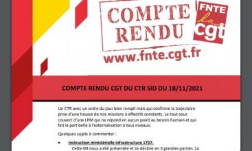 CTR SID du 18/11/2021 - Compte-rendu et Déclaration Liminaire