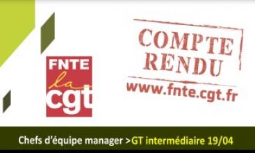 Compte-rendu du Groupe de Travail "Chef d'équipe manager" du 19 avril 2022.