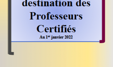 Triptyque des Professeurs Certifiés