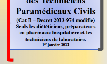 Triptyque des Techniciens Paramédicaux Civils cat B