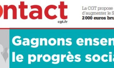 CONTACT :  La CGT propose d'augmenter le Smic à 2000 euros bruts