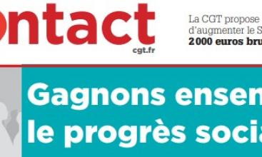 CONTACT : La CGT propose d'augmenter le Smic à 2000 euros bruts