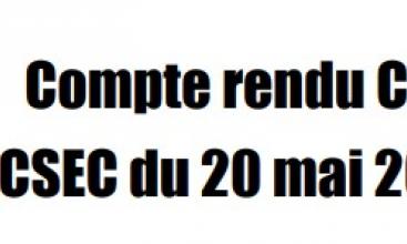 EURENCO : Compte-rendu CSEC du 20 mai 2022.