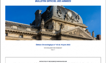 Instruction n°0001D22009107/ARM/SGA/DRH-MD relative au classement en quatre groupes des fonctions des ICD du MinArm au regard de leur IFSE du 20 mai 2022