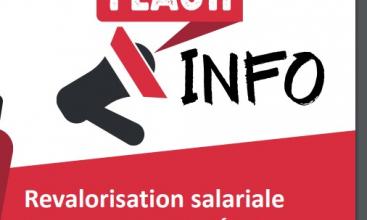 Flash info - Revalorisation salariale des ouvriers de l'État, insuffisant !