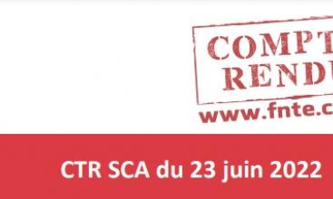 Comité Technique de Réseau du SCA du 23 juin 2022.