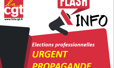 Flash Info Fédéral Elections Professionnelles URGENT PROPAGANDE