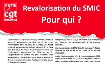 Revalorisation du SMIC - Pour qui ?