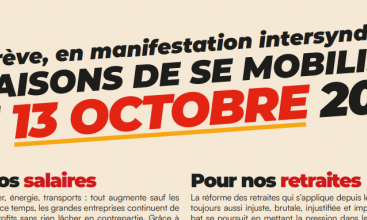 6 RAISONS DE SE MOBILISER LE 13 OCTOBRE 2023