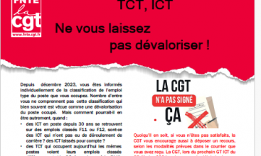 TCT, ICT - Ne vous laissez pas dévaloriser !