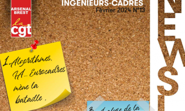 Syndicat Arsenal de Brest - Newsletter IC n°13 FEVRIER 2024 Ingénieurs Cadres