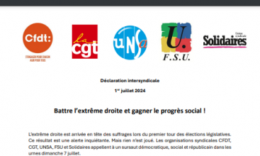 2024_07_01_confederation_declaration_Intersyndicale_Battre_l_extrême_droite_et_gagner_le_progrès_social