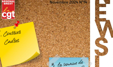 Syndicat Arsenal de Brest - Newsletter IC n°14 Novembre 2024 Ingénieurs-Cadres