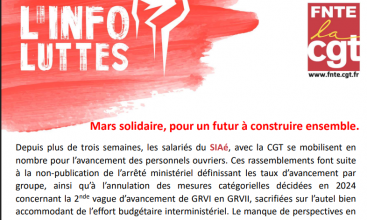L'INFO LUTTES - 24 mars 2025.