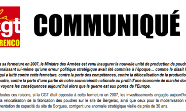 Communiqué de EURENCO SORGUES du 31 mars 2025.