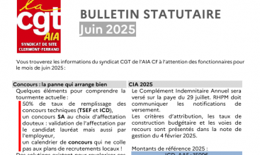 Tract AIA Clermont-Ferrand - Bulletin statutaire 2025.