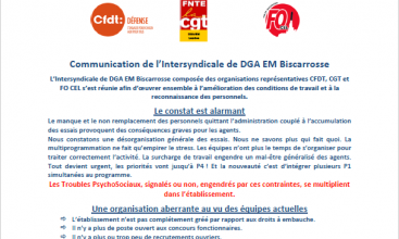 DGA EM LANDES Tract intersyndical