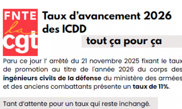 Taux d'avancement 2026 des ICDD - tout ça pour ça
